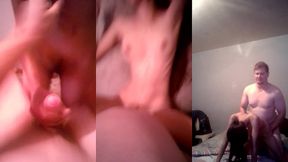 skinny vergin teen with perfect body and small tits and small ass get fucked by step dad , ride a huge cock to big for her the first time !