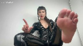 Shiny Goddess foot humiliation POV - beta safe version