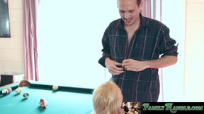 Busty teen Marsha May Sucks stepdad′s dick and swallows