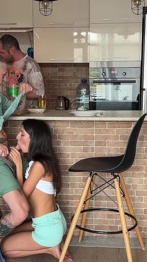 Cuckold Watches Attentively as His Beloved Is Fucked by Prani and Cums in Her Mouth and Pussy