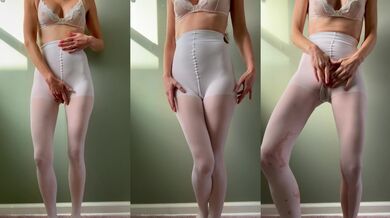 Angelic little Pee in my White Tights for you