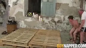 Bound Branded: Sebastian Kane Dominates Twink Alex Faux in Hot Wax Play – 18+