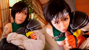 I suck my step-brother&#039;s dick as Yuffie from Final fantasy - Leela Moon