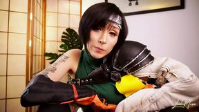 I suck my step-brother&#039;s dick as Yuffie from Final fantasy - Leela Moon