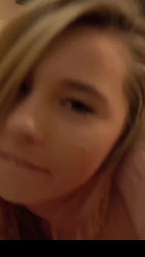 Thrilling moment from &quot;TouchMyWife - Petite Blonde Wife Eager for Husband to Watch Her Fuck Big Dick Stranger - Carolina Sweets&quot;