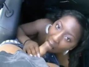 Huge Tits Black Hooker Banged in the Backseat