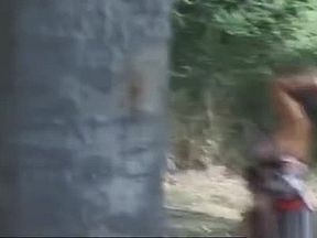 Billie Bombs naked outdoors