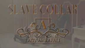 SLAVE COLLAR  Total lenghts 0:56 minutes  Bdsm Sklavenhalsband LadyAmrapali  Herrin Mistress Domina