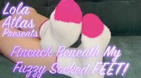 Fincuck Beneath My Fuzzy Socked Feet!