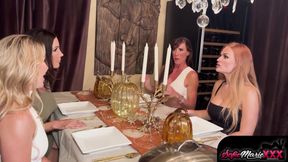 Horny Sofie Marie Invites Hot MILFs for Wild Orgy Feast
