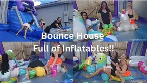 3 Girl Bounce House Inflatable Humping Sushii Whitney Maleka