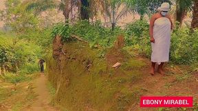 our lady the queen of forest fuck with a stranger and she enjoying what she missed for a long time