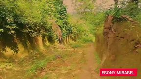 our lady the queen of forest fuck with a stranger and she enjoying what she missed for a long time