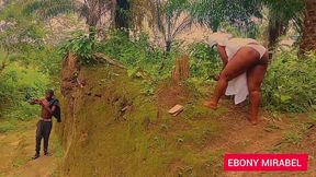 our lady the queen of forest fuck with a stranger and she enjoying what she missed for a long time