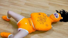 Straitjacket Body Cast, Pumpkin