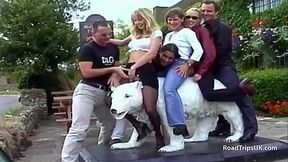 Sixway outdoor daring sexy fun