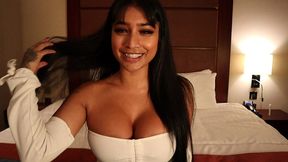 sam bourne challenge with yasmina khan - pov blowjob & sex