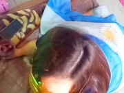 MI HERMANASTRA VIENE A VER EL PARTIDO A CASA. COPA AMERICA 2024. BIG ASS. SEXO ANAL