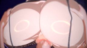 Fucking Busty Arlecchino (Genshin Impact) [Haruya3D]