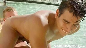 NAKEDSWORD Chad Taylor Cock Slides Deep Inside Jay Seabrook Tight Ass Bareback