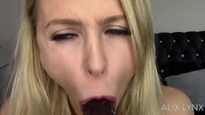 Big Black Cock&#x1F346; Sucks And Fucks Unforgettable Tits