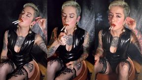 Powersmoking 2 Cigarettes, Becoming Desperate for Air