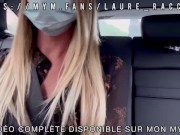 Défi inconnu Uber - francaise vide les couilles du chauffeur Uber ! Enorme ejac !!!