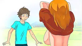 Farm Girl Teases Steve with Busty Charm in Minecraft Hentai Parody