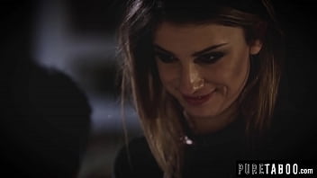Teen Kristen Scott confronts cheating teacher, takes his big dick