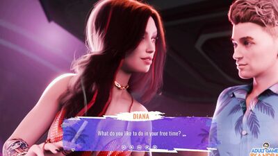 Kinky step-daughter Diana gets frisky with her step-grandpa in a hot, uncensored game of flirting and touching!