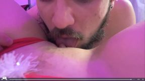 Fucking and pussy licking in Christmas with Kadall Master