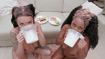 P-love 4 starring Cute Brazilian Vitoria Beatriz and Vicky Menage (Piss drinking , Puk3 ,Fisting )