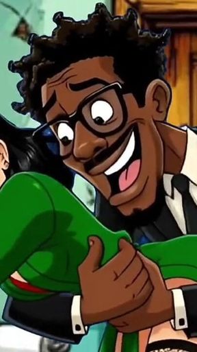 Slut Wife Fucked in Dirty Public Toilet. Cartoon