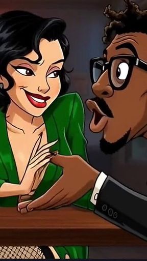 Slut Wife Fucked in Dirty Public Toilet. Cartoon