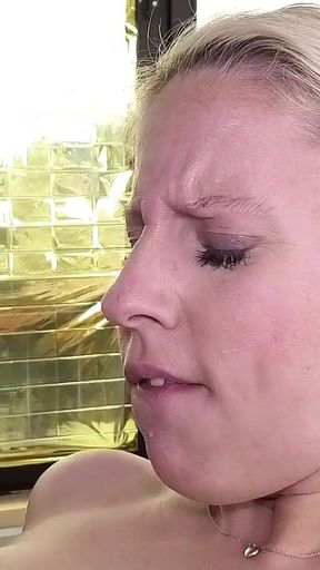 Stunning moment from &quot;German Teacher Seduce Curvy Teen Jana Schwarz to Fuck at Home Lesson&quot;