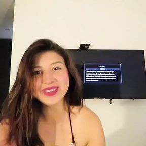 18 Year old Colombiana take Creampie from Black Gringo in Medellin