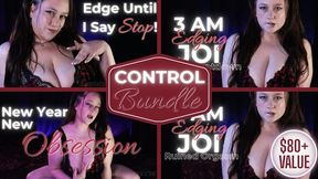 January 2026 Control Bundle featuring Serena Controls You ~ Gooning JOI Edging Orgasm Control Ruined Orgasm Cum Countdown [COMPILATION]