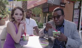 angel smalls sex bbc threesome and double penetration cum dgs