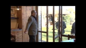 Vintage sex party orgasm in mouth