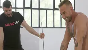 Straight Friends Playing With Their Sticks 10 Min