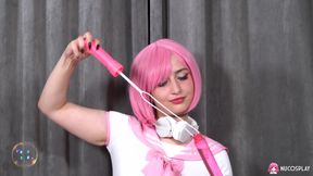 Anime Succubus College Girl, Rada Brewer, Fucks Herself with Big Toy