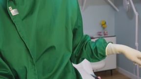6 min POV Dr. Luna puts you under since you are a high fear patient to perform the quick procedure, but while you are out I decided to get naughty and pleasure myself with my ked sneakers and play in front of you and then you