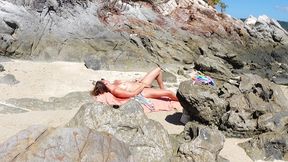 that was a sunny day at a nudist beach️