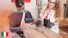Mistress Misia - How to cure a loser wearing a chastity belt - Come curare uno sfigato che indossa la cintura di castità