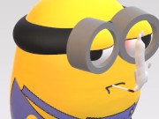 minion safado botando a verdinha na boca