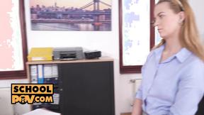 ”POV - Secret sex with slutty university chick Jenny Manson”