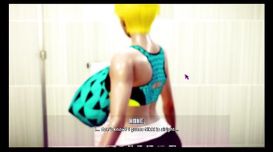 Living room MILF’s huge tits flash for the whole house while porno plays en espanol