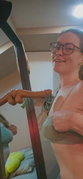 Throat Training for Daddy  (pov-side profile)