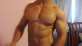 Well Muscle Body and Soft Cock