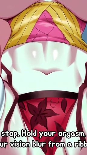 Jaw-dropping moment from &quot;Try not to choke from Daki&#039;s powerful ribbons (Breathplay JOI)&quot;